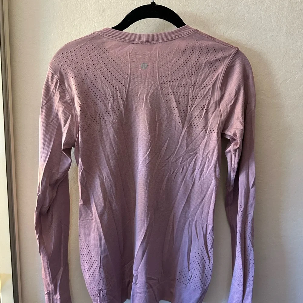 Lululemon running top - Dusty Mauve